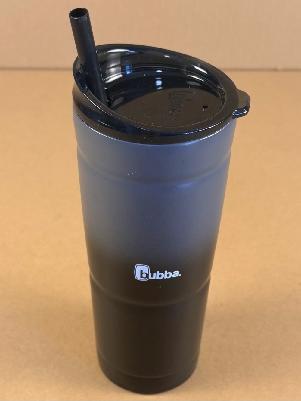 Bubba Black Insulated Travel Tumbler with Straw - Double-Wall Thermos